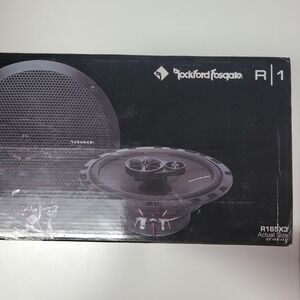 Rockford Fosgate R165X3 Prime 6.5 Inch 3 Way Full Range Car Speakers New In Box